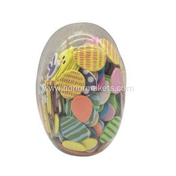 16PCS Easter EVA Stickers